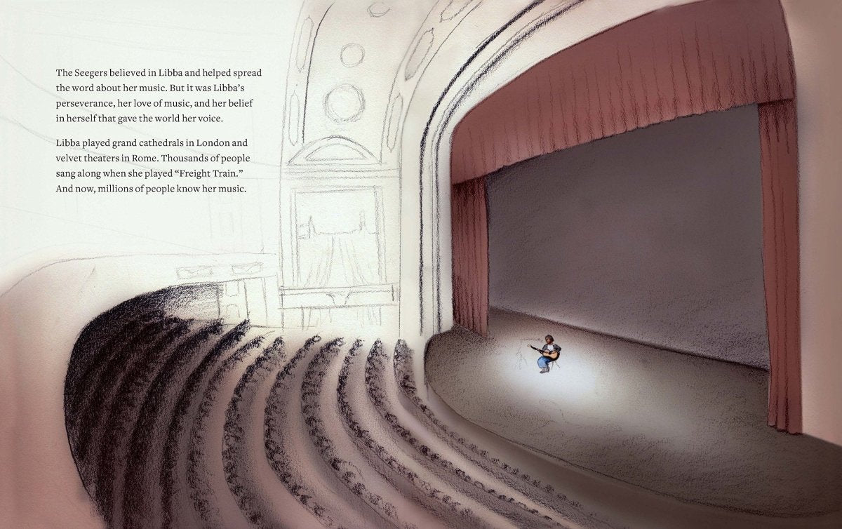 Laura Veirs: Libba - The Magnificent Musical Life of Elizabeth Cotten | Illustrated by Tatyana Fazlalizadeh | 3 for 2 Deal | Perfect for Music Lovers & Book Collectors