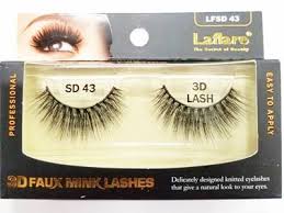 LA FLARE Faux Mink Lashes - Natural Looking False Eyelashes (Choose Your Style SD43) - Perfect for Daily Wear, Special Occasions & Makeup Looks