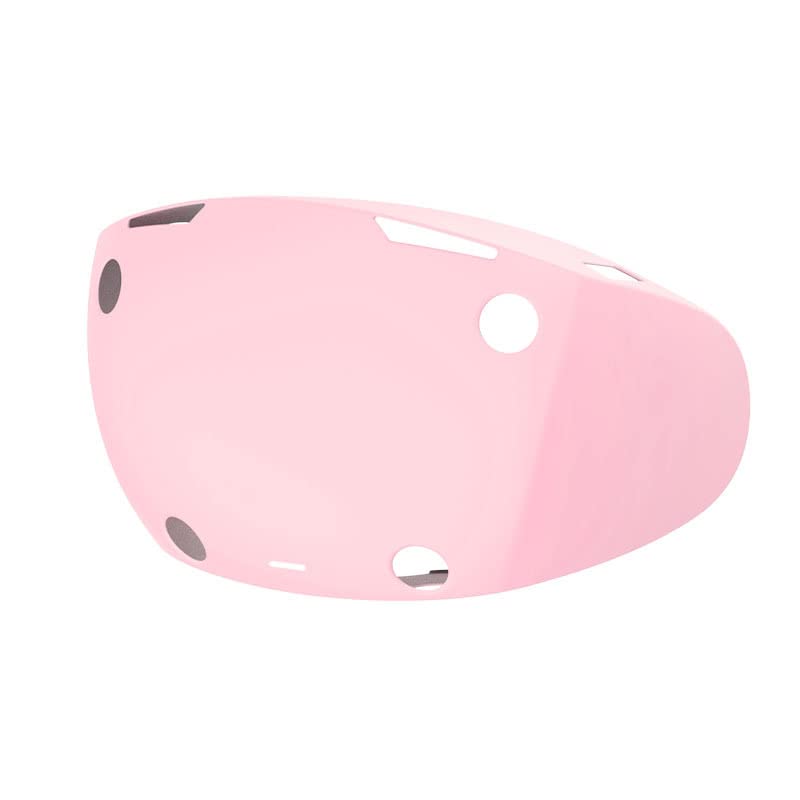 PS VR2 Silicone Protective Cover - Anti-Scratch, Anti-Dust & Shock-Absorbing Face Cover for Playstation VR2 Headset | Virtual Reality Accessories for Gaming, Movie Watching & VR Experiences (Flat Pink)