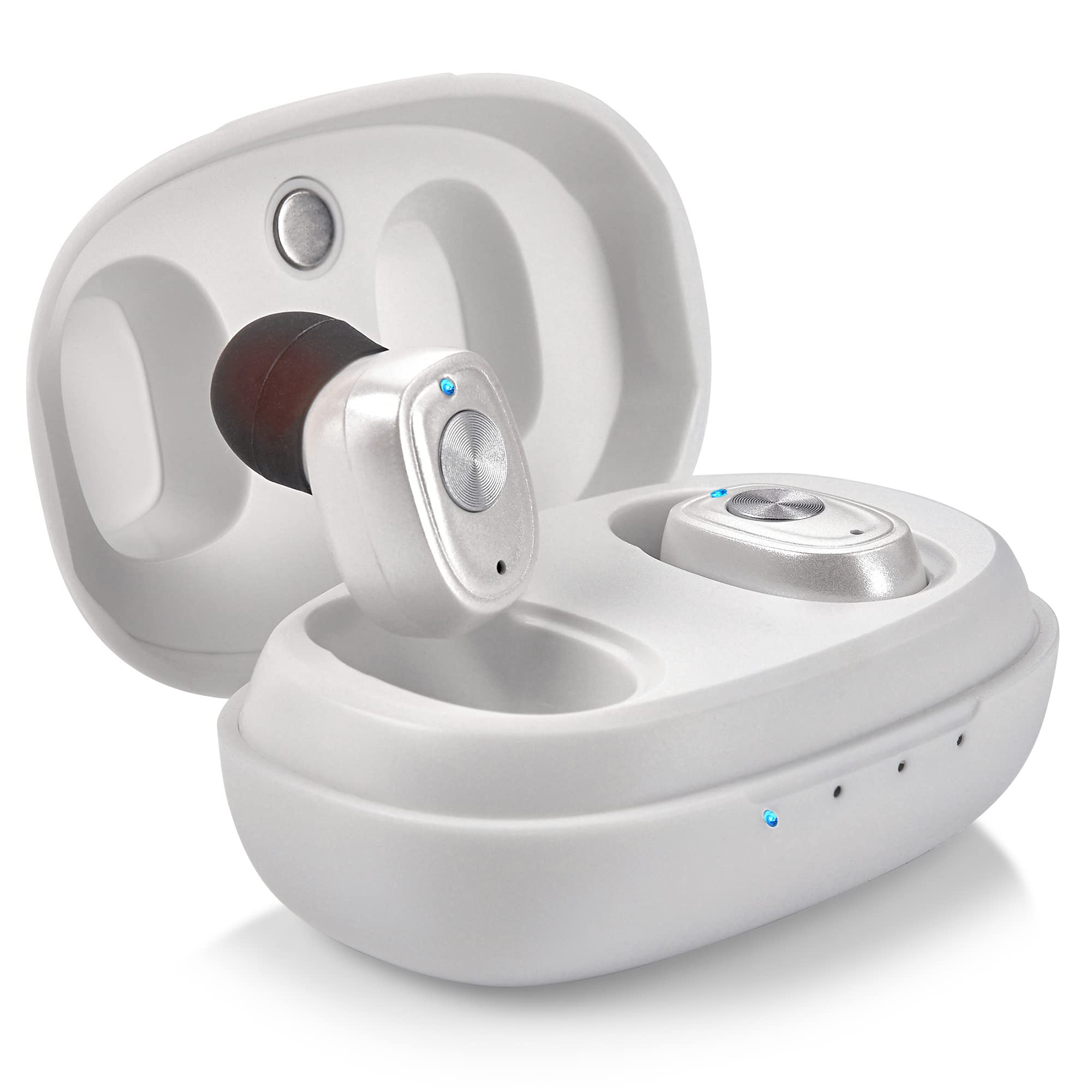 Rechargeable Noise Cancelling Digital Nano Hearing Aid for Seniors & Adults - ITC One-Key Control with Low Sound Distortion - Perfect for TV Watching, Conversations & Outdoor Activities