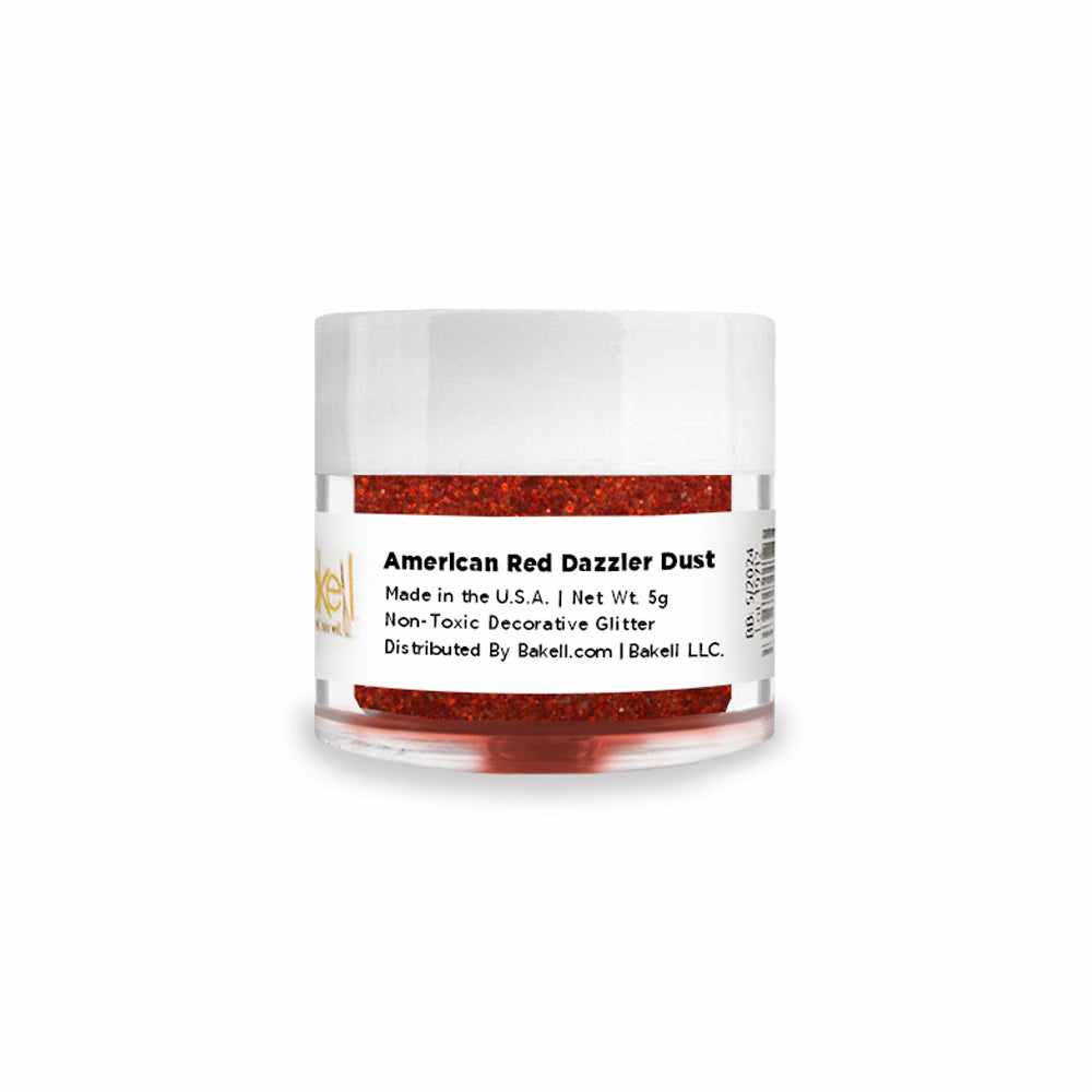 Premium American Red Craft Glitter - Dazzler Dust® for DIY Decor, Scrapbooking & Holiday Crafts | Perfect for Christmas Ornaments, Gift Wrapping & Home Decor Projects
