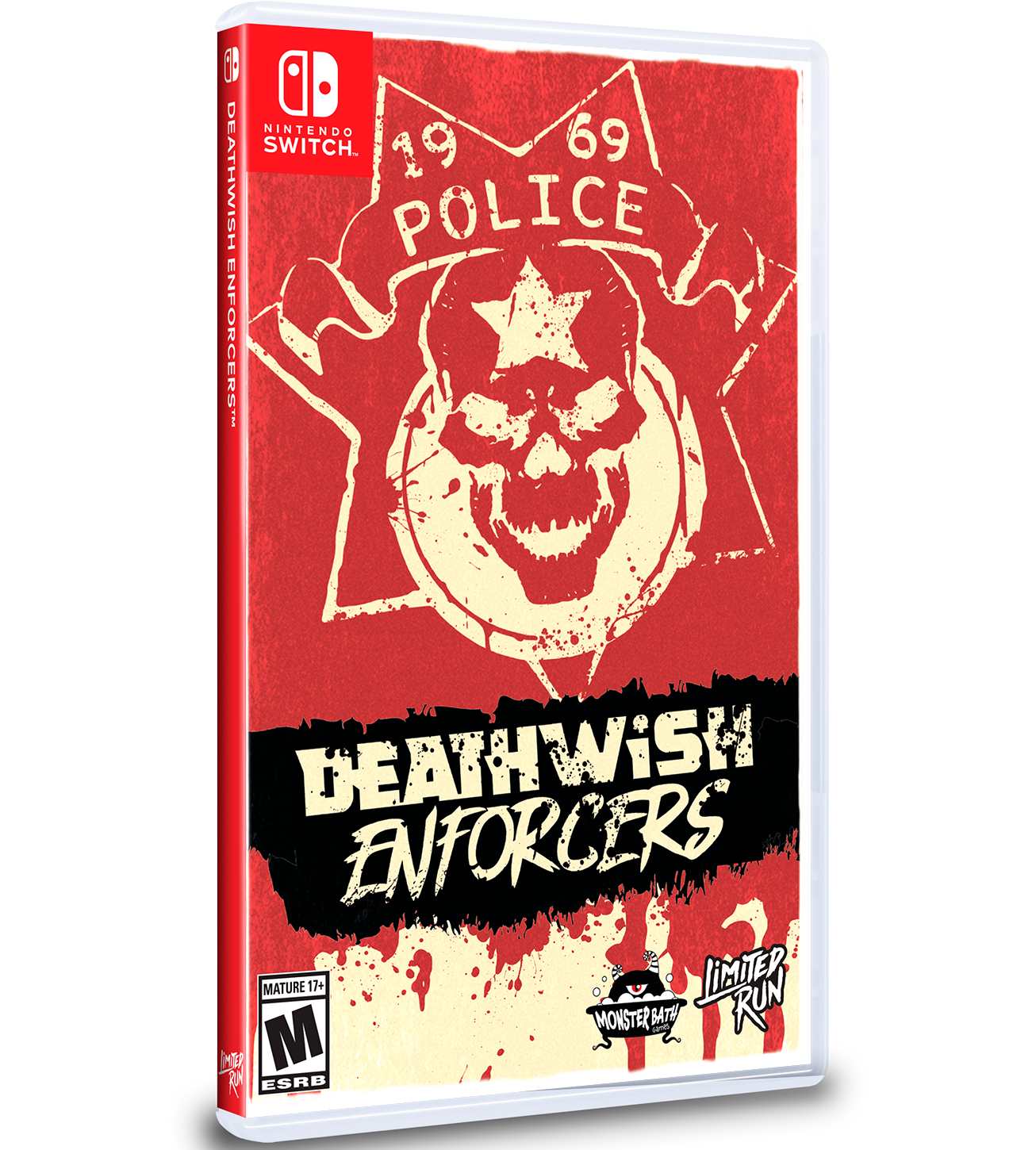 Deathwish Enforcers - Limited Run #185 Nintendo Switch Game | Collector's Edition for Gaming Enthusiasts | Perfect for Retro Gaming Nights and Switch Collections
