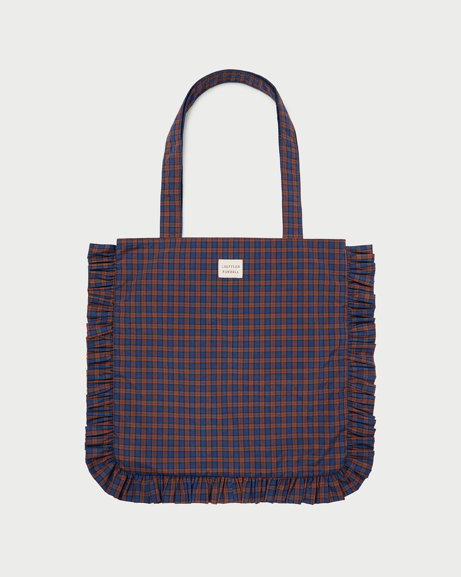 Navy/Rust Plaid