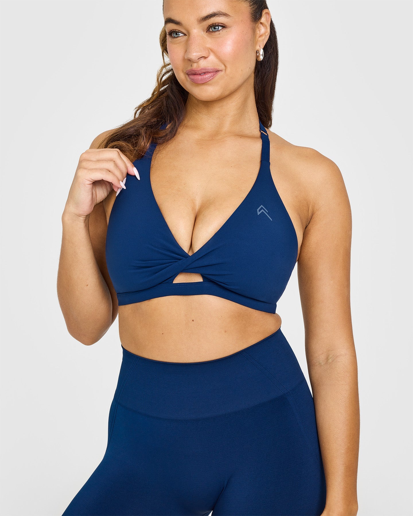 High Support Unified Twist Sports Bra for Women - Midnight Black | Perfect for Yoga, Running & Gym Workouts