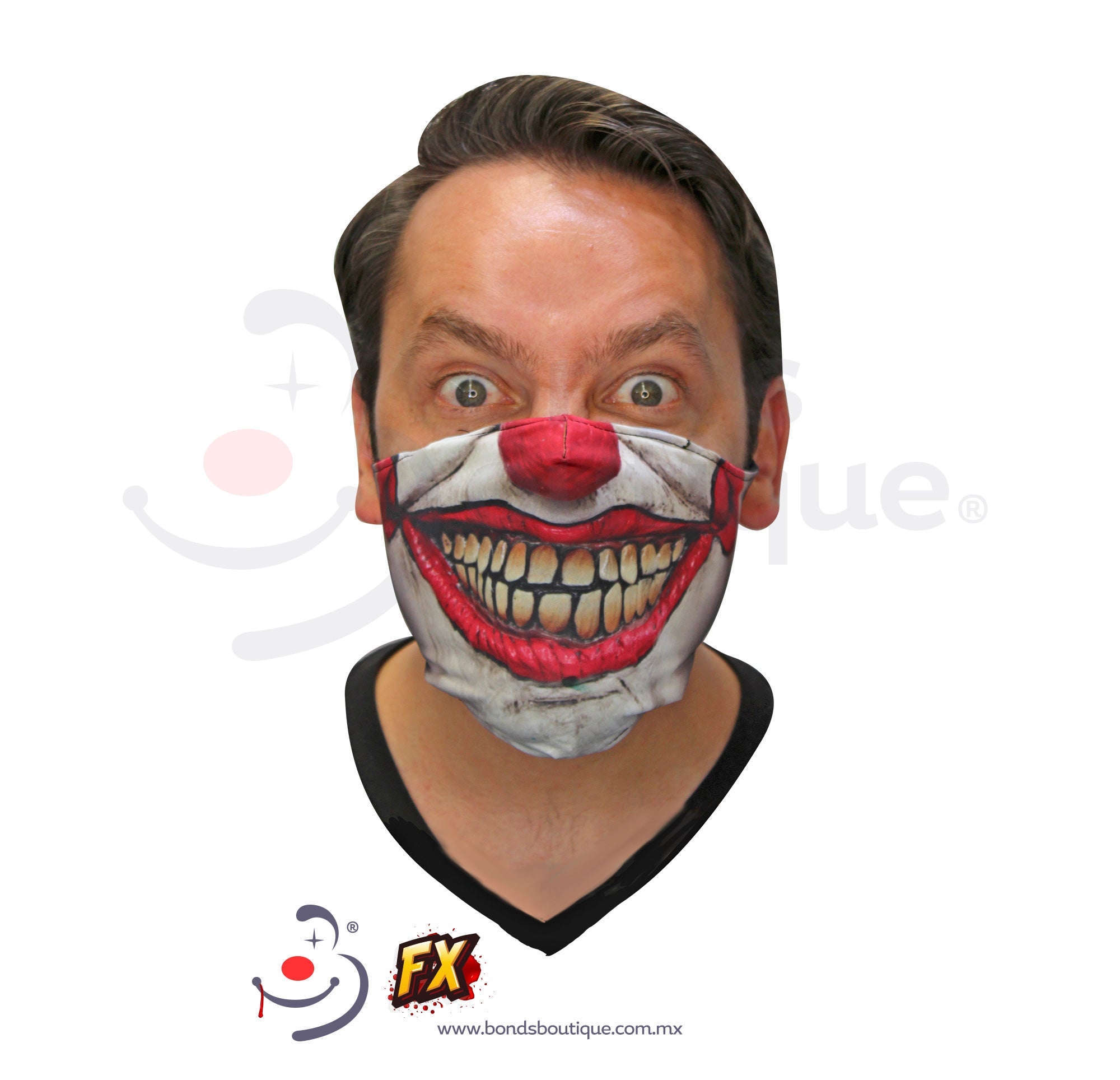 Halloween Face Masks - Spooky & Fun Printed Masks for Adults & Kids - Perfect for Halloween Parties, Trick or Treating, and Costume Accessories