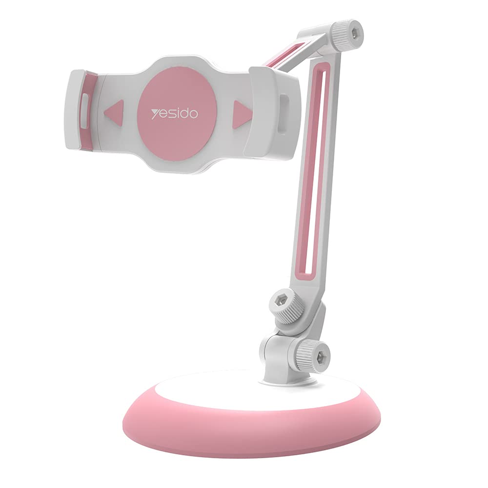 Multi-Angle Adjustable Tablet Stand & Phone Holder for Desk - Universal Lazy Bracket for Reading, Watching, Live Streaming - 5 Color Options for Home & Office Use