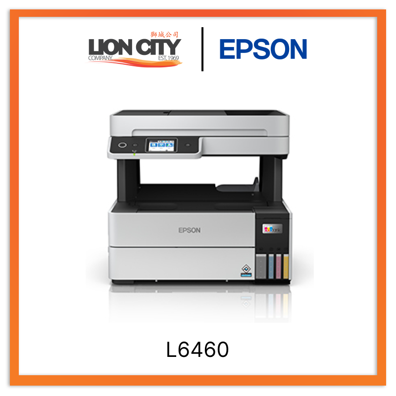 Epson EcoTank L6460 Wireless A4 Ink Tank Printer - High Yield, Low Cost Printing for Home Office & Small Business | Perfect for Documents, Photos & School Projects