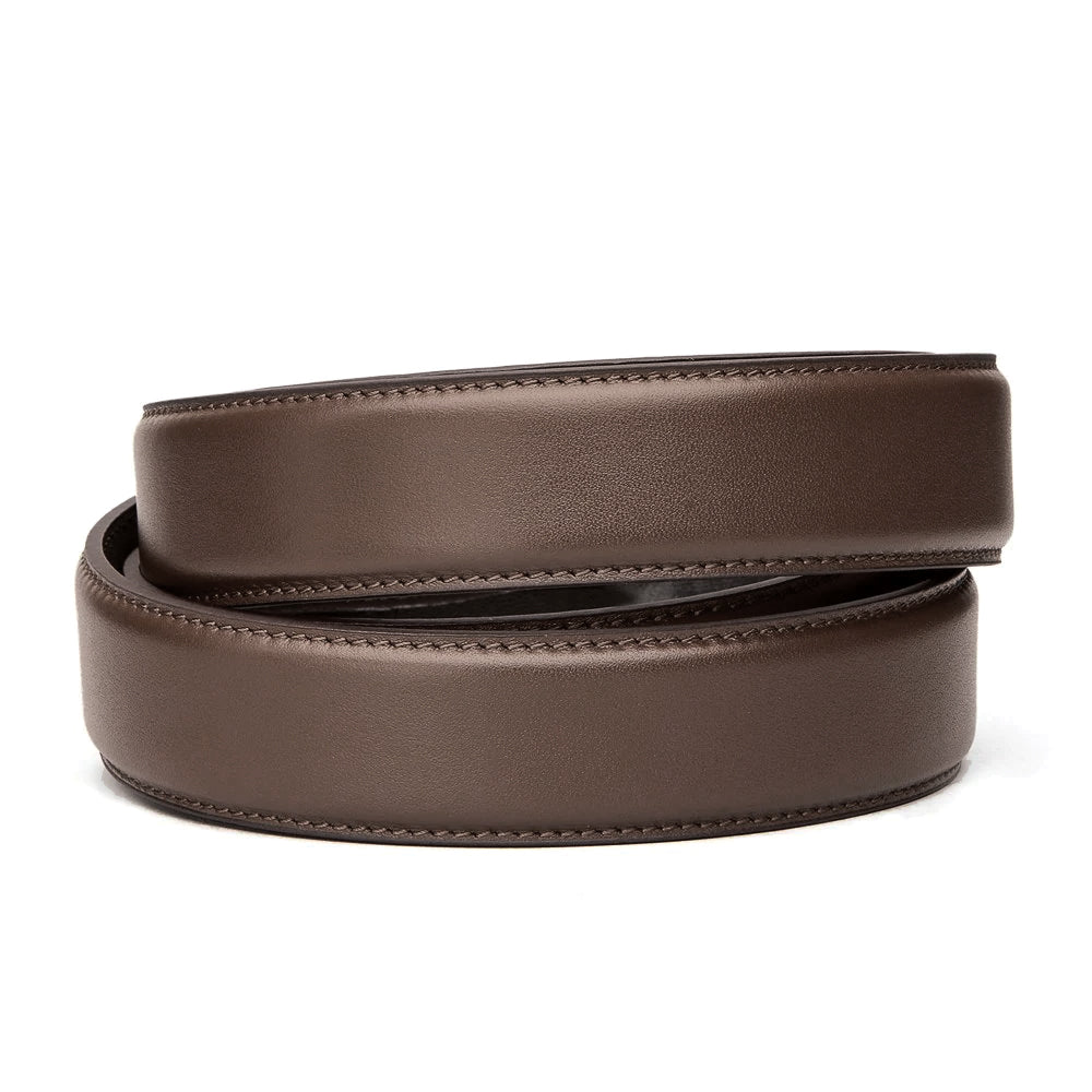 Black Slim Full Grain Leather