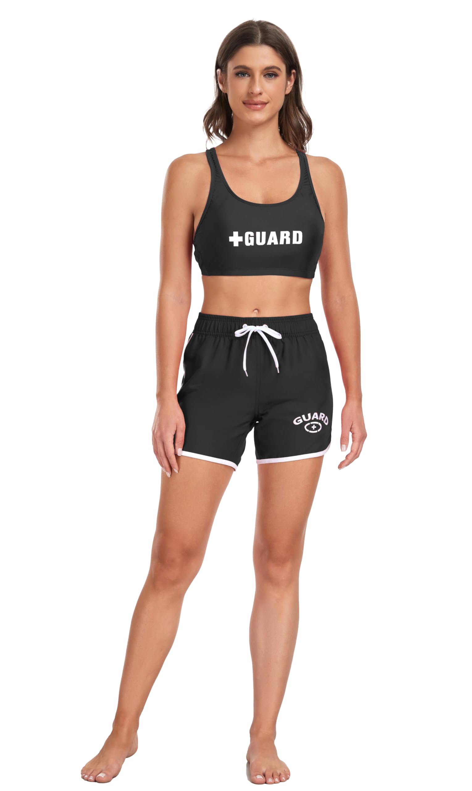 Adoretex Women's Quick-Dry Swim Board Shorts - UPF 50+ Water Sports Shorts for Surfing, Swimming & Beach Activities