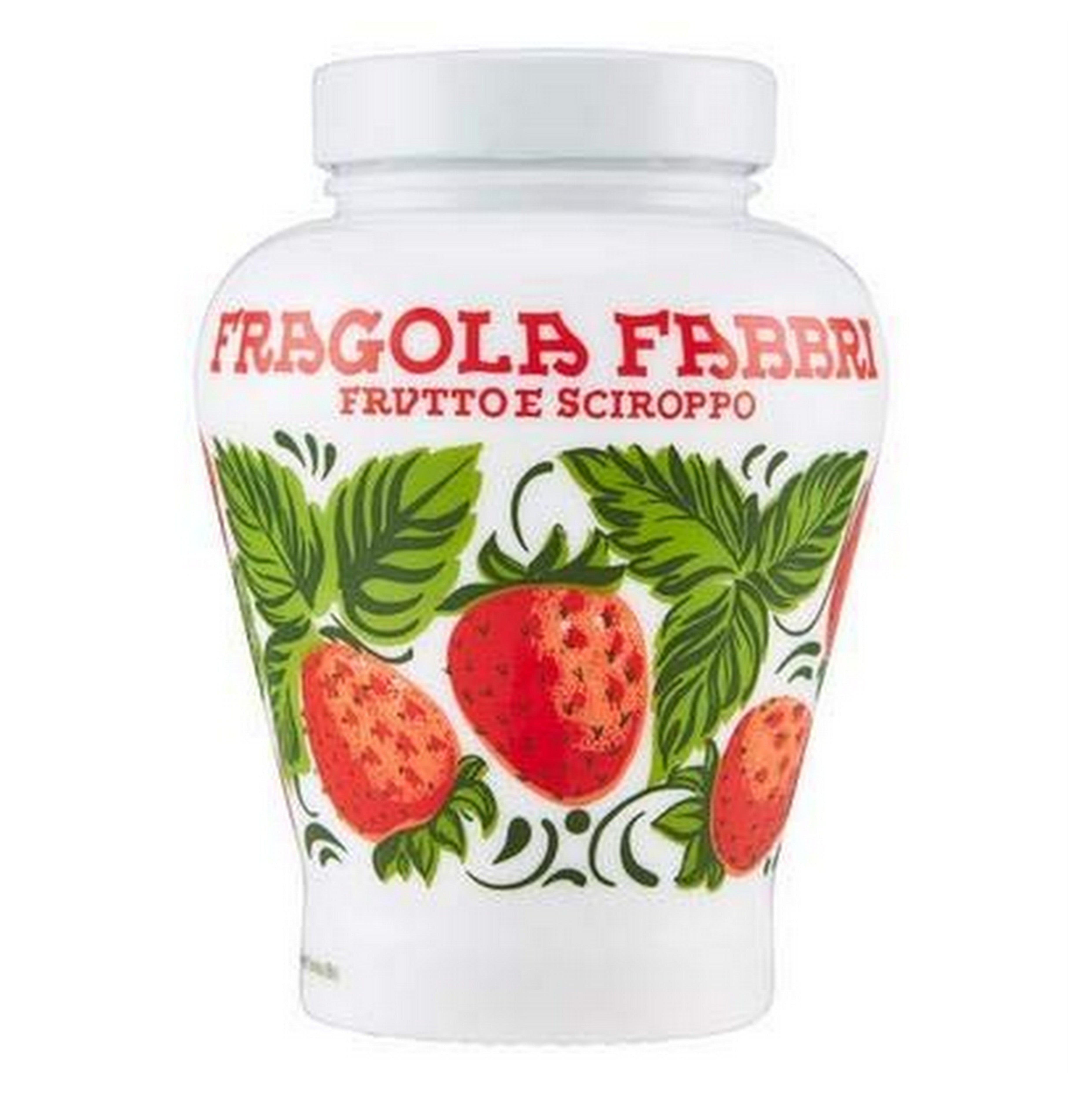 Fabbri Strawberries in Syrup 600g - Premium Italian Strawberry Preserves for Desserts, Ice Cream Toppings & Cocktails