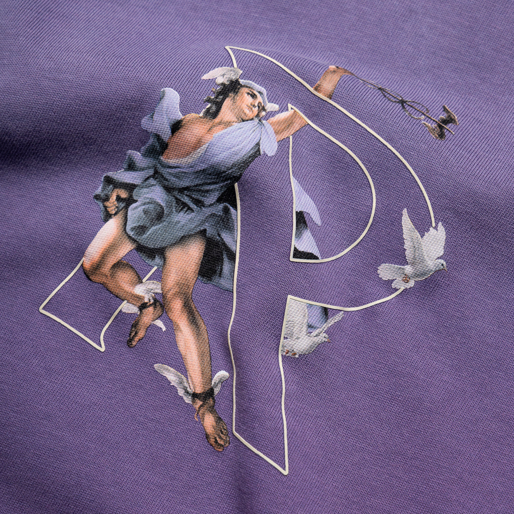 Represent Hermes T-Shirt - Purple Cotton Tee for Men | Casual Streetwear & Everyday Outfits