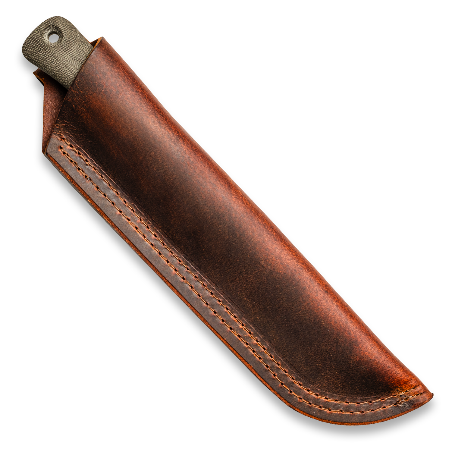 F6 Leuku Survival Knife - CPM MagnaCut Steel Blade, Polished Stonewash Finish, Green Canvas Micarta Handle - Perfect for Bushcraft, Camping & Outdoor Adventures