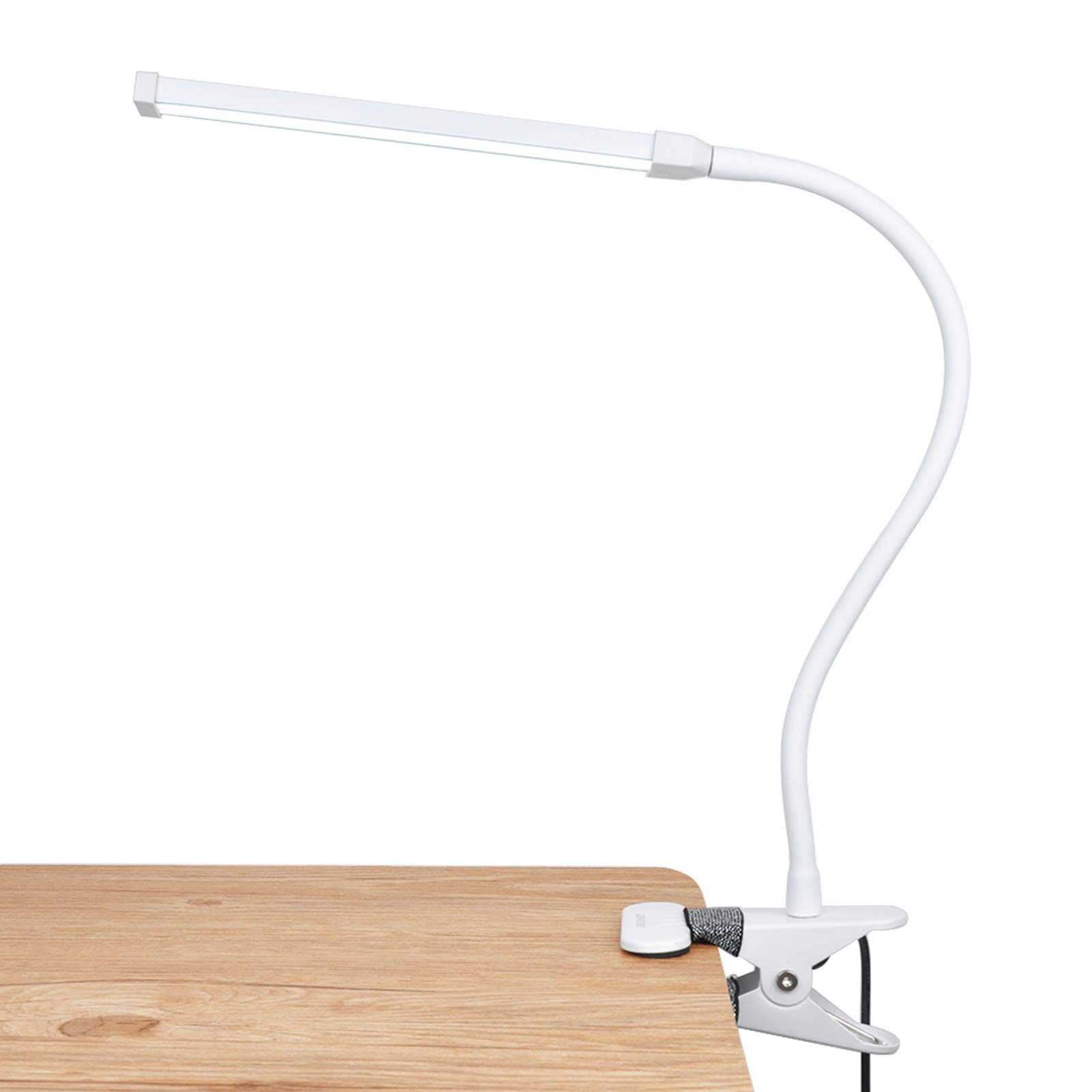 LEPOWER 5W LED Clip On Reading Light with Adjustable Gooseneck - Perfect for Books, Pianos, Office & Nightstand Use