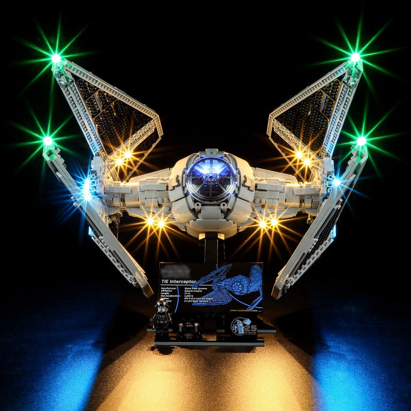 1931pcs 79150(88200) TIE Interceptor Building Blocks Set - Star Wars Model Kit for Adults & Kids - Perfect for Collection, Gifts & DIY Spacecraft Projects