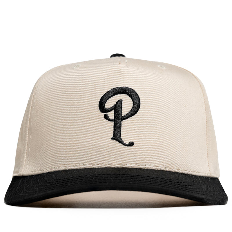 Politics A Frame Snapback Hat - Natural/Black | Adjustable Unisex Baseball Cap for Men & Women | Perfect for Outdoor Sports, Casual Wear & Street Fashion