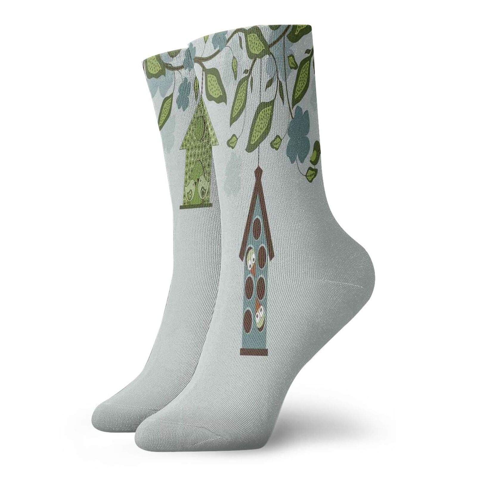 GULTMEE Funky Colorful Cushion Sport Socks - Athletic Cushioned Running Performance Crew Socks for Men & Women - Perfect for Running, Gym Workouts & Casual Wear