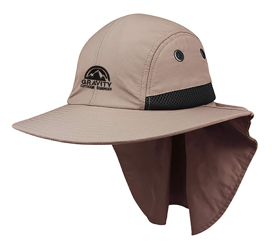 Gravity Outdoor Co. Youth Travelers Flap Cap - Lightweight & Durable for Hiking, Camping & Outdoor Adventures