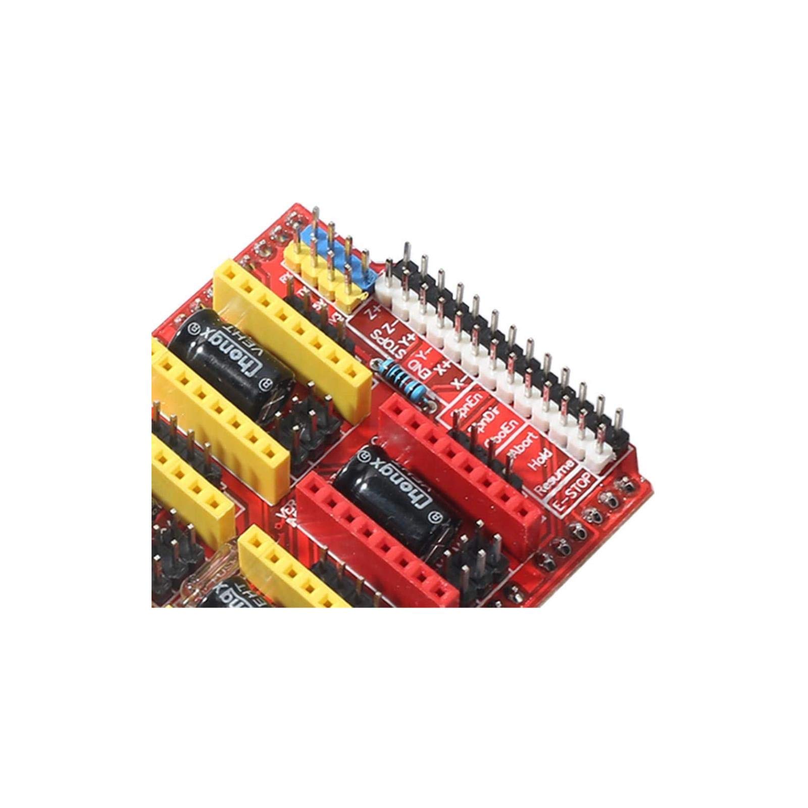 V3 Engraver 3D Printer CNC Shield Expansion Module with A4988 Driver Board - Compatible with Arduino for DIY CNC, Laser Cutting & 3D Printing Projects