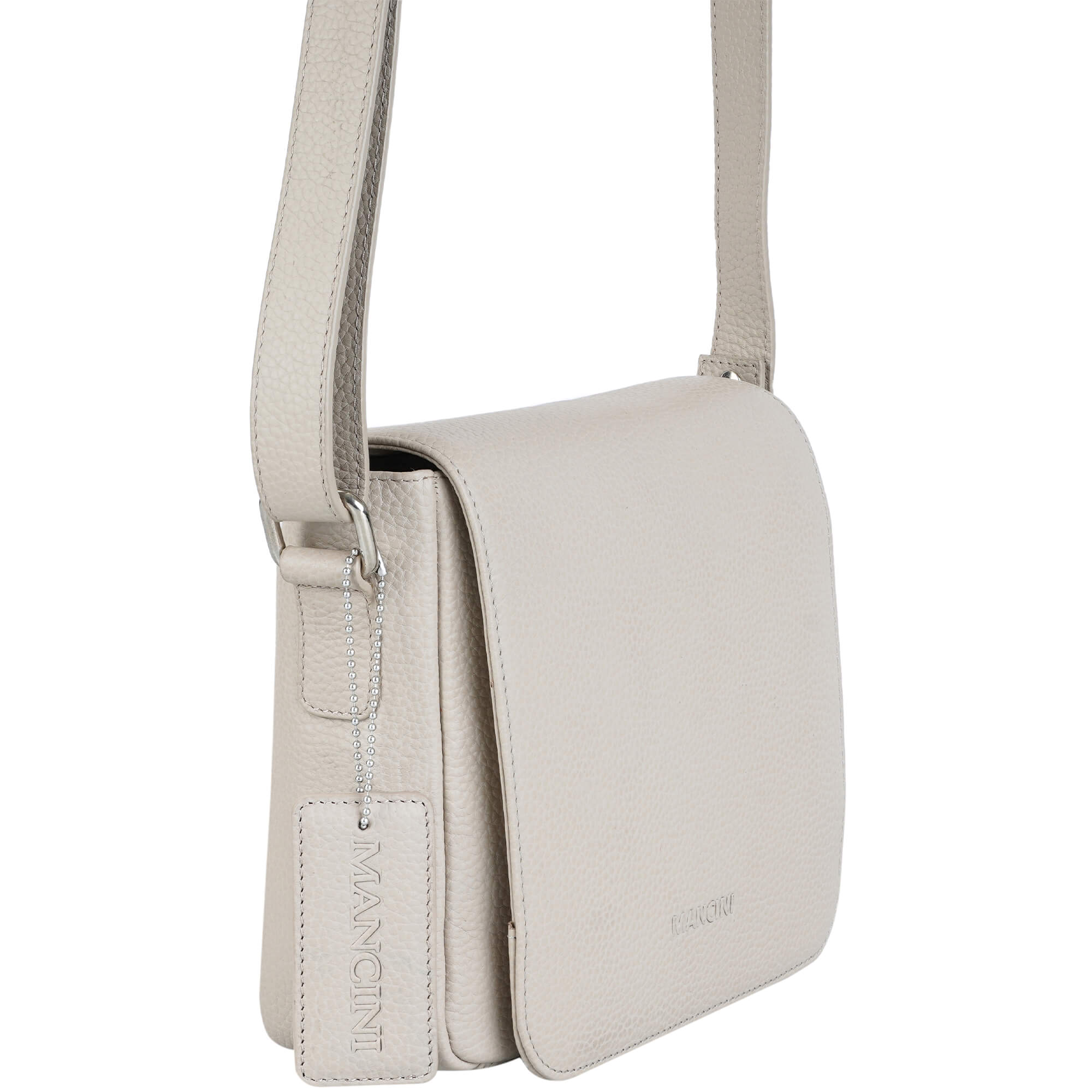 Stylish Mancini Pebbled Leather Crossbody Bag for Women - Perfect for Everyday Use, Travel & Shopping