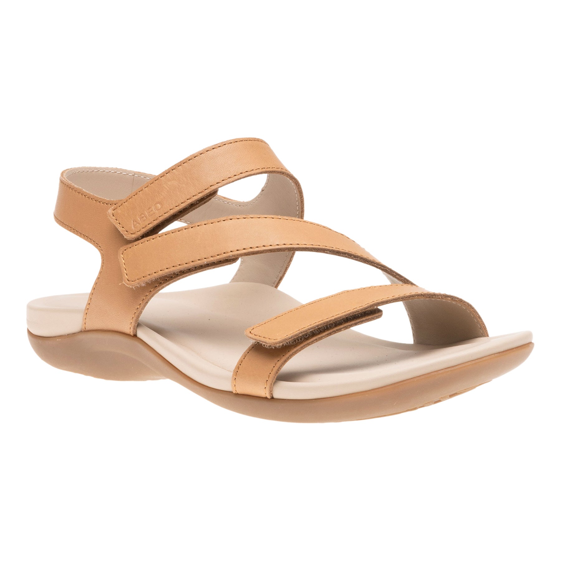 Abeo Olivia Women's Neutral Almond Comfortable Walking Shoes - Perfect for Casual Outings, Work & Travel