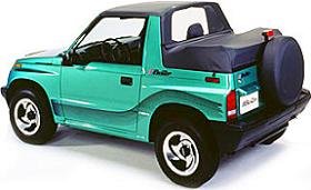 Bestop Bikini Top for 1996-1998 Suzuki Sidekick | Water-Resistant Soft Top | Convertible Jeep Accessories | Perfect for Summer Off-Roading & Beach Adventures