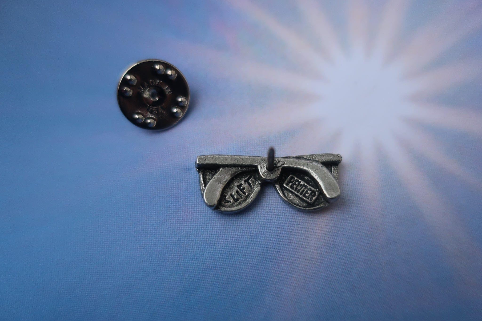 Jim Clift Designer Sunglasses Lapel Pin - Stylish Accessory for Fashion Enthusiasts & Collectors | Perfect for Jackets, Hats & Bags