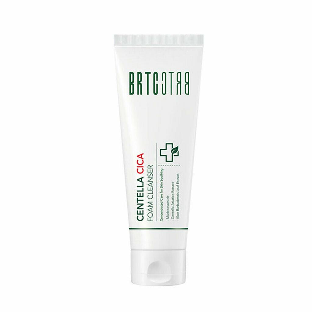 BRTC Centella Cica Foam Cleanser 150ml - Gentle Korean Face Wash for Acne-Prone & Sensitive Skin | Hydrating & Soothing Facial Cleanser for Daily Skincare Routine