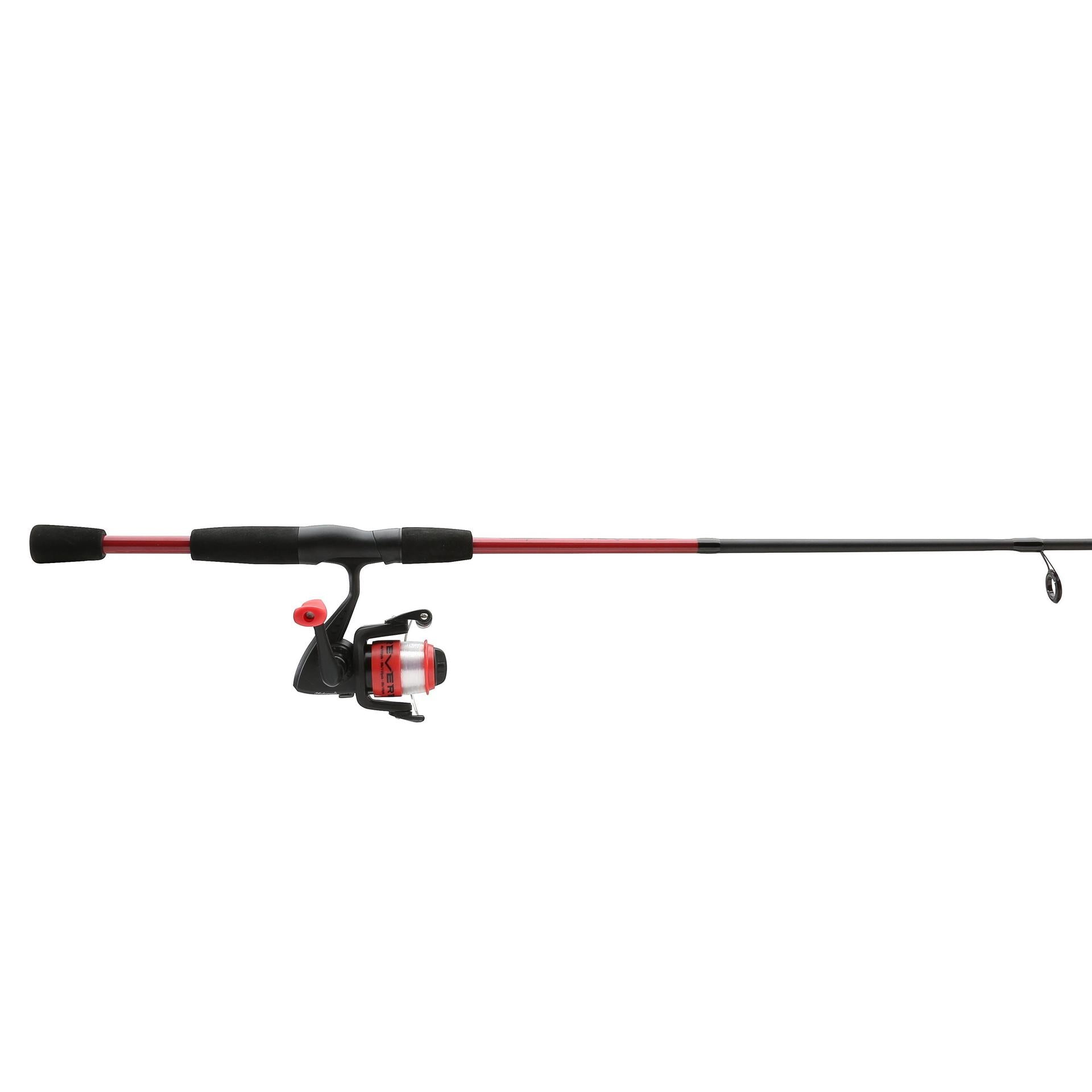 Reverb Spinning Fishing Rod and Reel Combo - Lightweight Graphite Rod with Smooth Ball Bearing Reel - Perfect for Freshwater and Saltwater Fishing