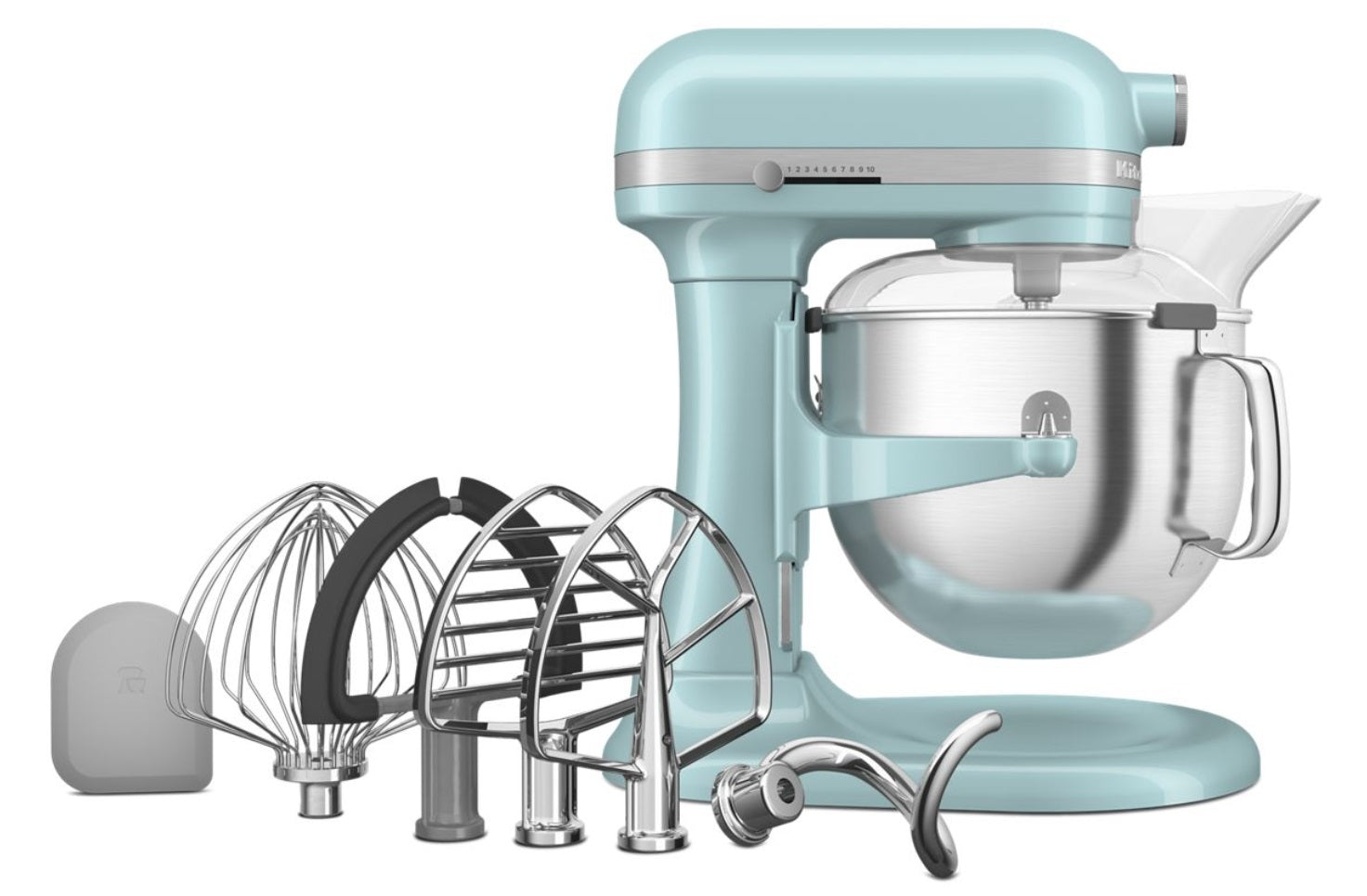 KitchenAid KSM70SNDXMI 7 Quart Bowl Lift Stand Mixer - Mineral Water Blue | Professional Heavy Duty Mixing for Baking, Dough, Cookies & Cakes | Perfect for Home Bakers & Commercial Kitchens