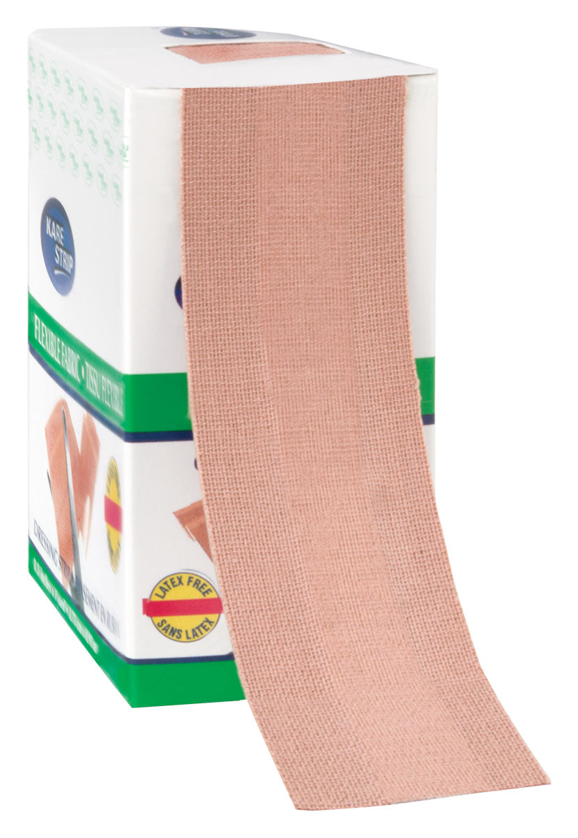 Self-Adhesive Fabric Dressing Strip 6.4cm x 4.6m - Breathable Wound Bandage for First Aid, Cuts & Burns - Ideal for Home, Office & Travel First Aid Kits