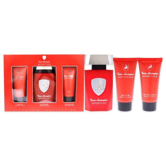 Lamborghini Sportivo Luxury Men's Cologne Gift Set - Premium Fragrance for Him - Perfect for Birthday, Anniversary & Special Occasion Gifts