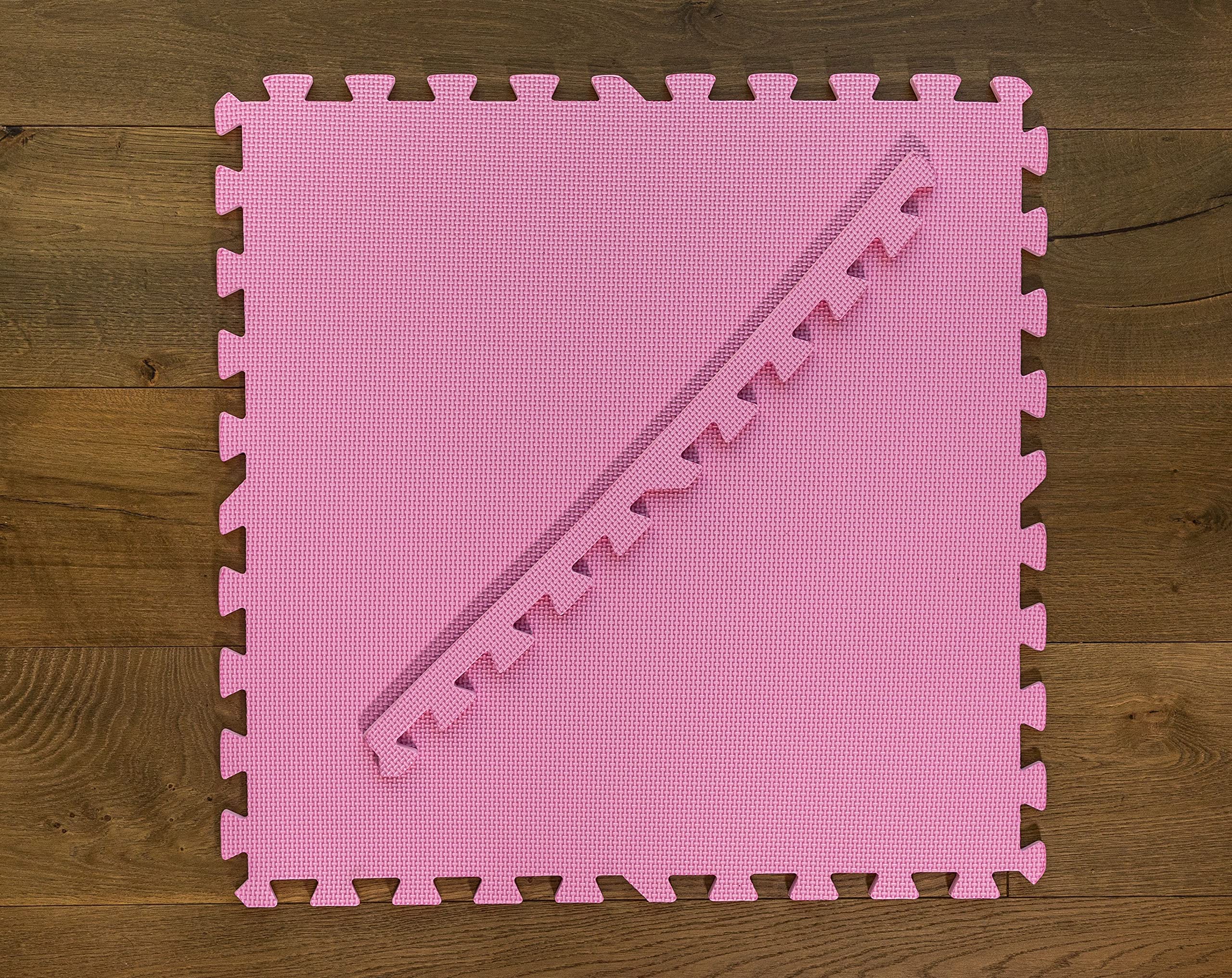 Square Interlocking Gym Floor Tiles - 3/8