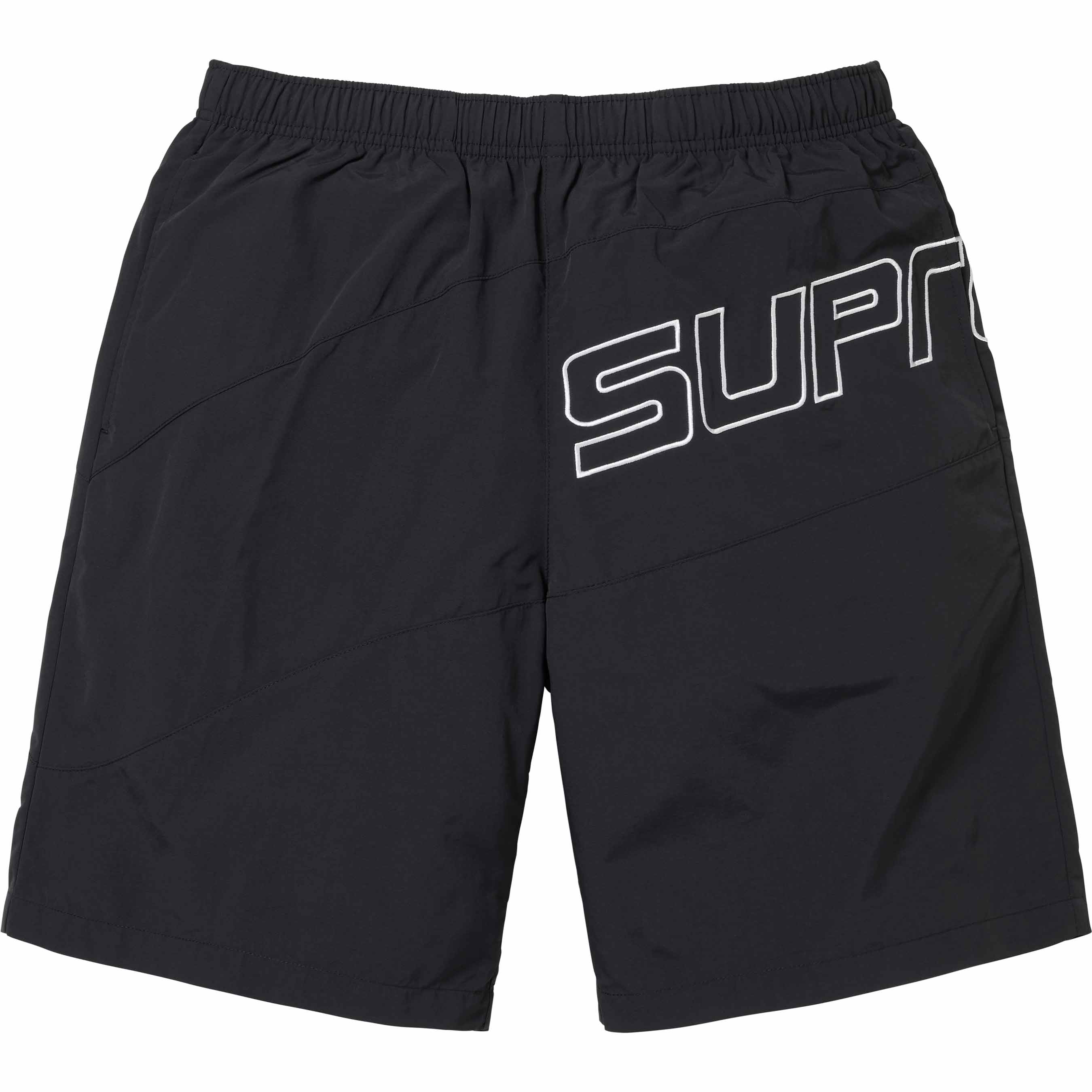 Supreme Curve Nylon Shorts for Women - Black High Waist Athletic Running Shorts - Perfect for Gym, Yoga, and Summer Outdoor Activities