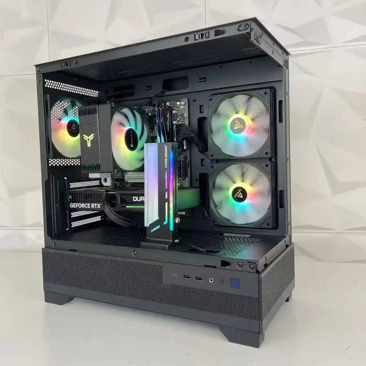 RGB Gaming PC Phantom AMD CX500M - High Performance Desktop for Streaming, Esports & VR Gaming