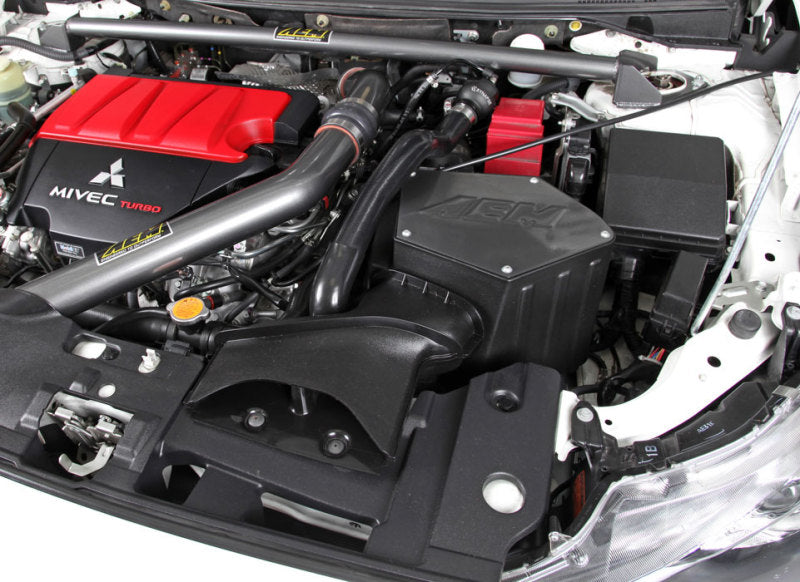 AEM 08-14 Mitsubishi Lancer Evolution X 2.0L Performance Cold Air Intake System - Improve Horsepower & Fuel Efficiency for Street Racing & Track Days