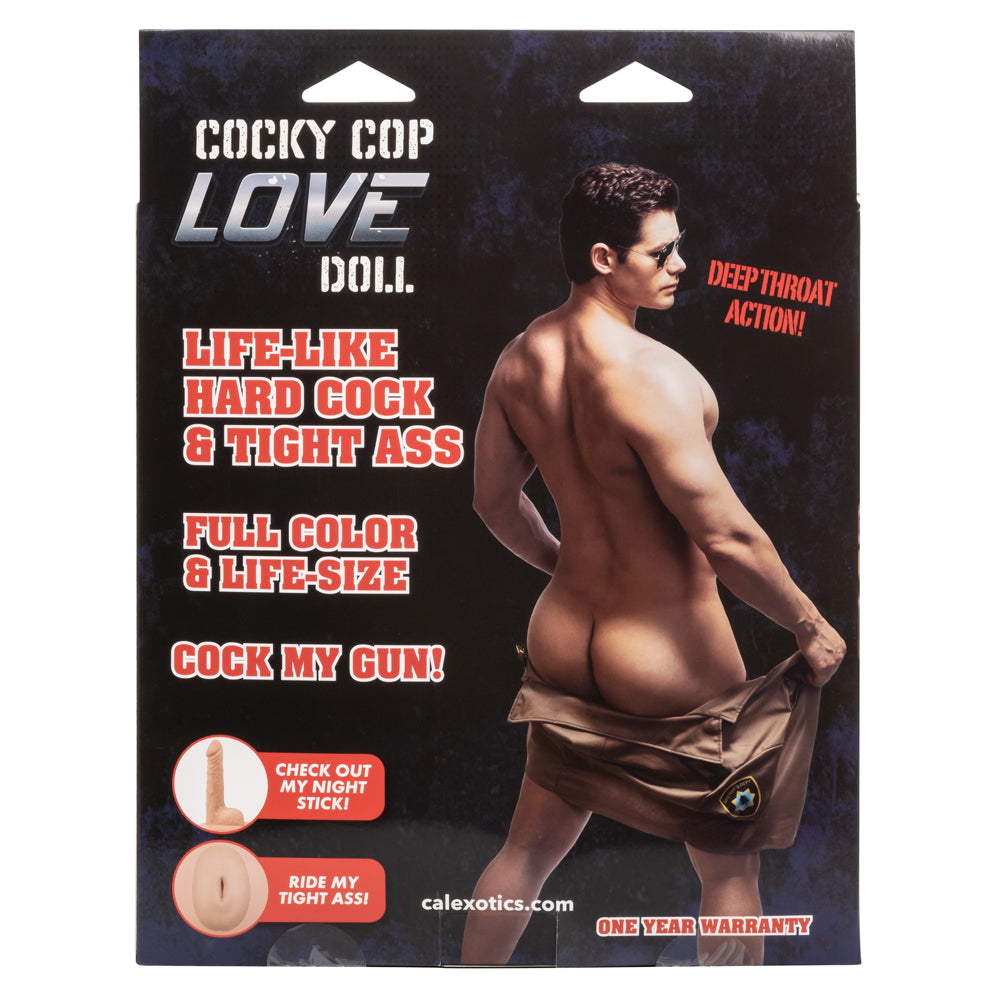 Inflatable Male Police Officer Love Doll with Dildo - Realistic Adult Toy for Role Play & Fantasy Fulfillment - Perfect for Bachelorette Parties, Spicing Up Relationships & Adult Entertainment