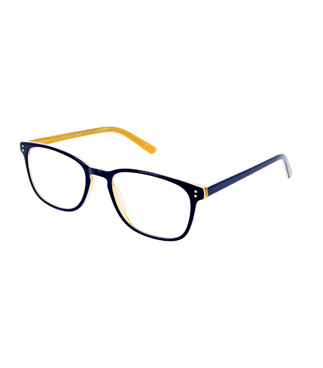 Navy & Orange