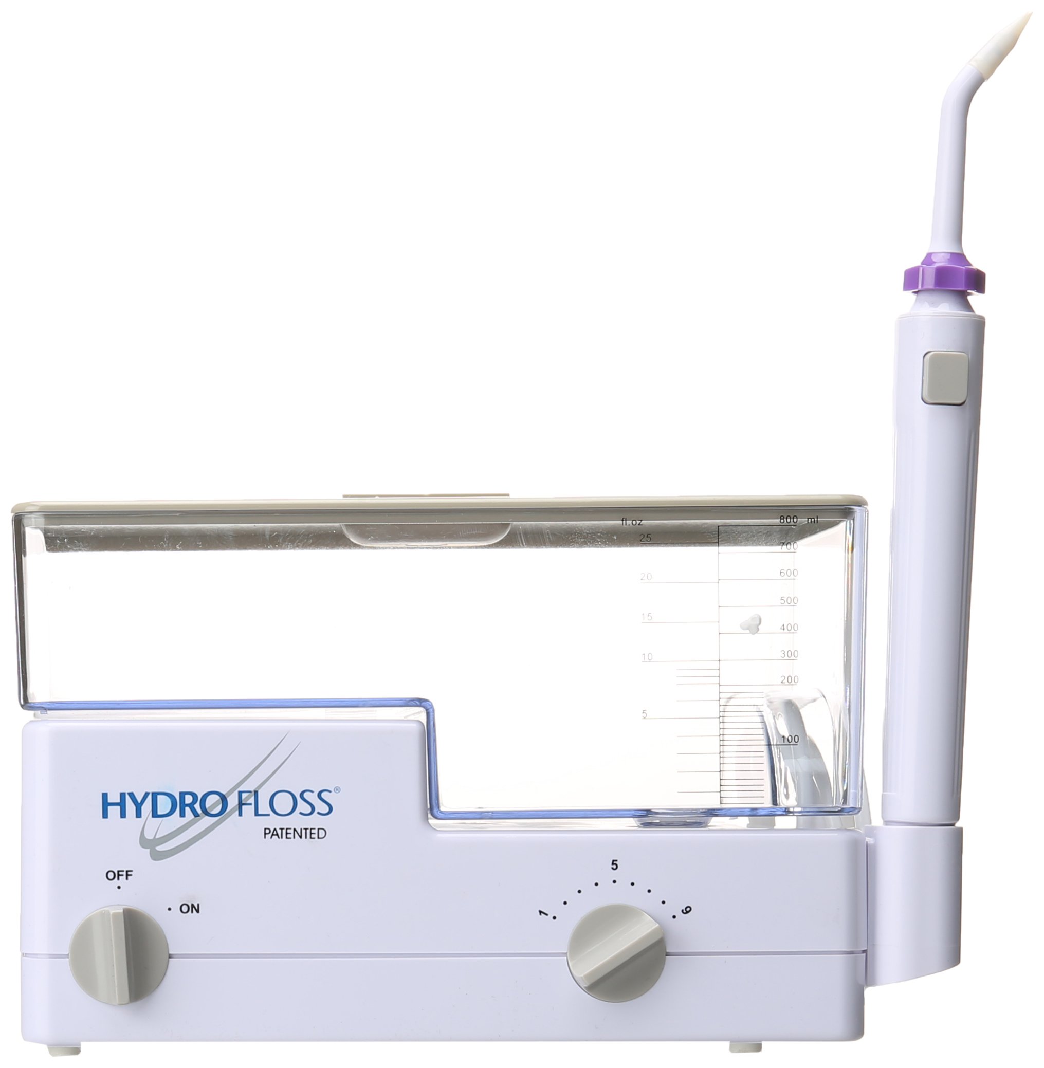 Hydro Floss New Generation Oral Irrigator - Water Flosser for Teeth Cleaning with 4 Free Pocket Pals & Toothbrush | Perfect for Travel, Home Dental Care & Braces Users