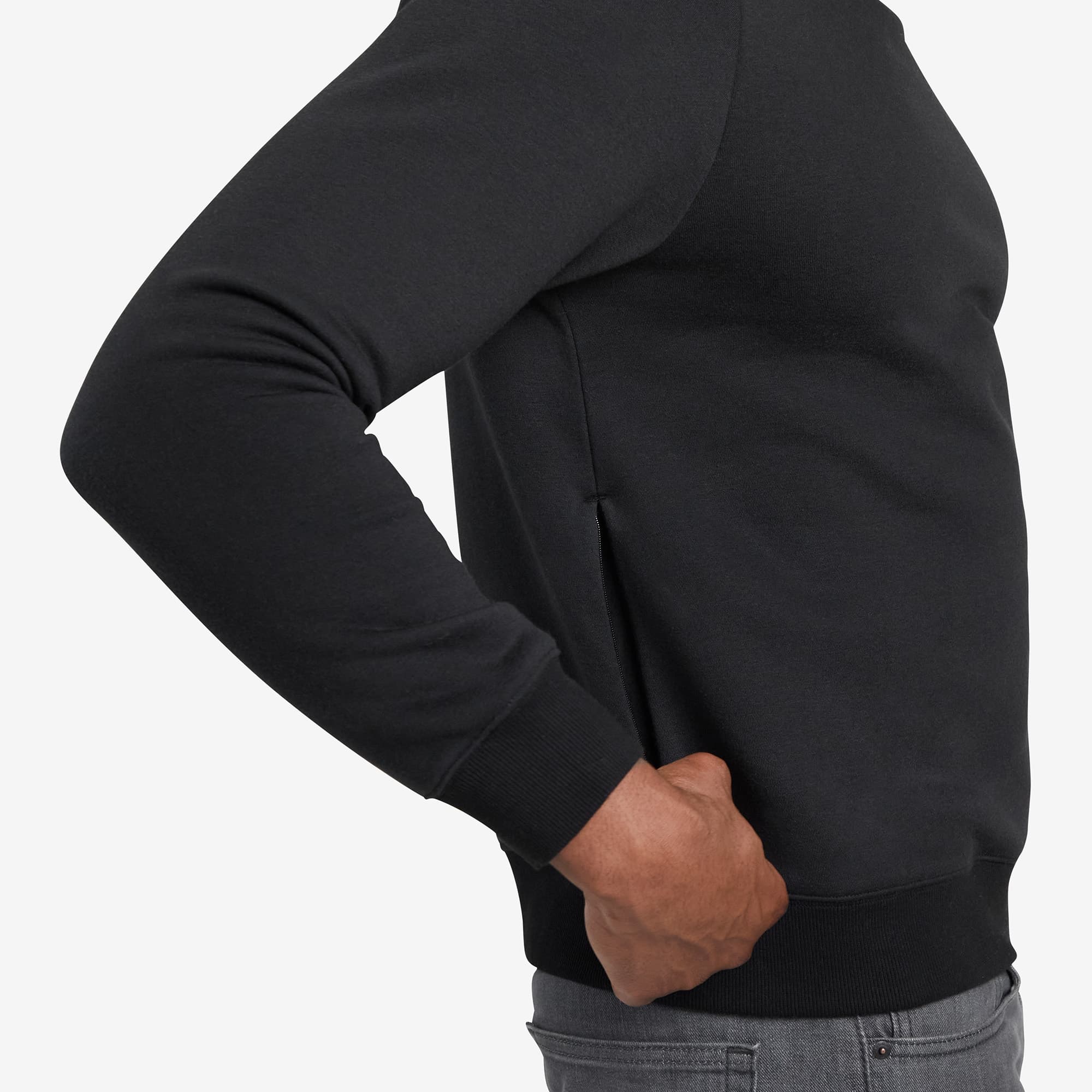 Premium Chrome Issued Fleece Crewneck Sweatshirt - Soft & Warm Unisex Pullover for Men & Women - Perfect for Casual Wear, Outdoor Activities & Layering in Cold Weather