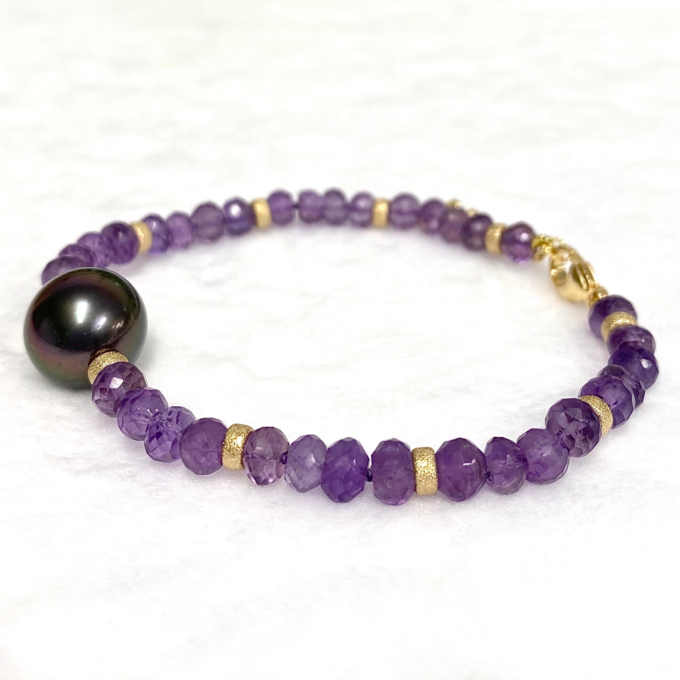 MAYRA Amethyst Bracelet (B502) - Elegant Purple Crystal Jewelry for Women, Perfect for Gifts, Parties & Everyday Wear