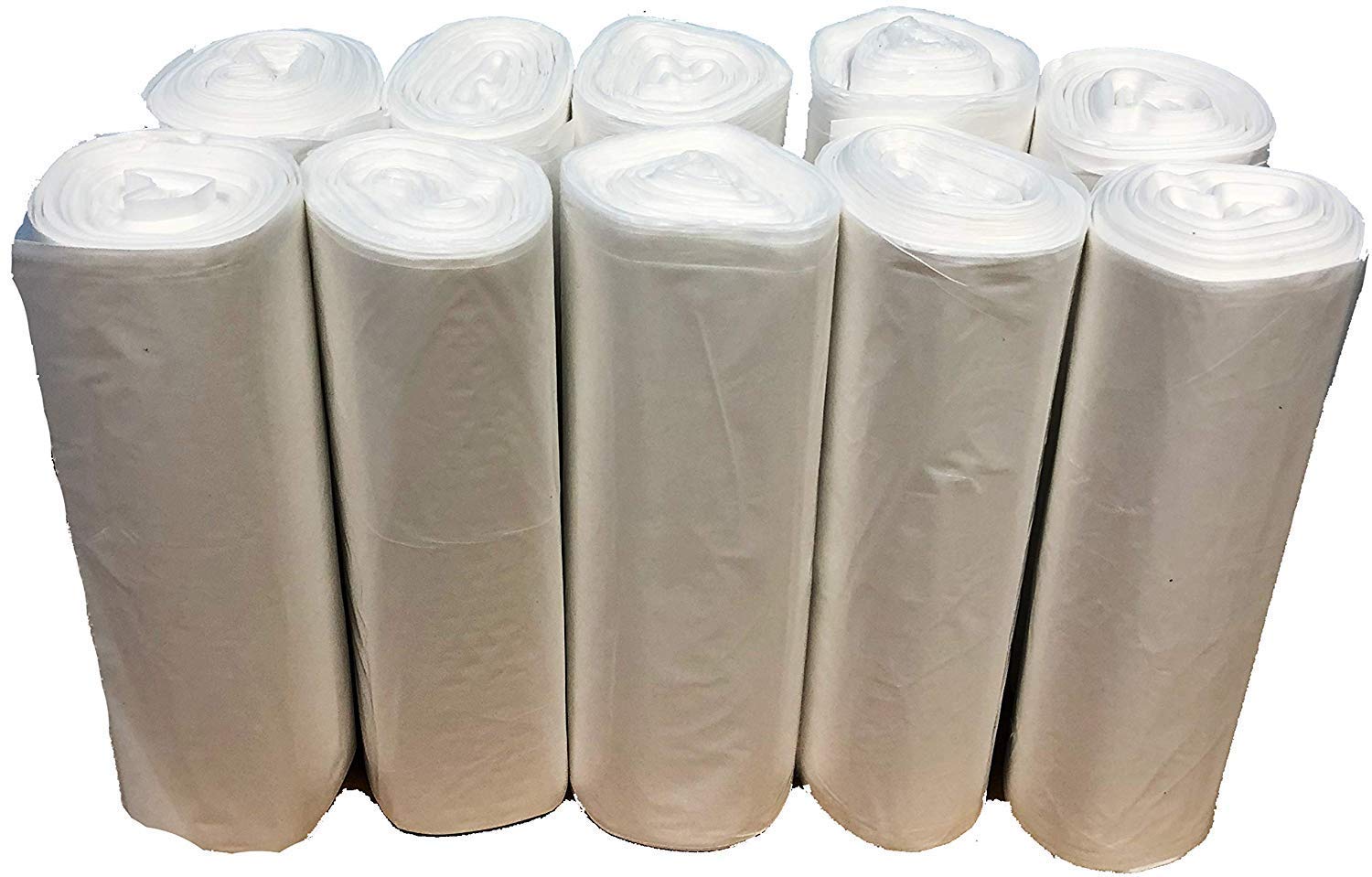 13 Gallon Trash Bags (1000 Count) & 40-45 Gallon Heavy Duty Trash Bags (250 Count) - Extra Large Garbage Bags for Kitchen, Office, and Outdoor Use