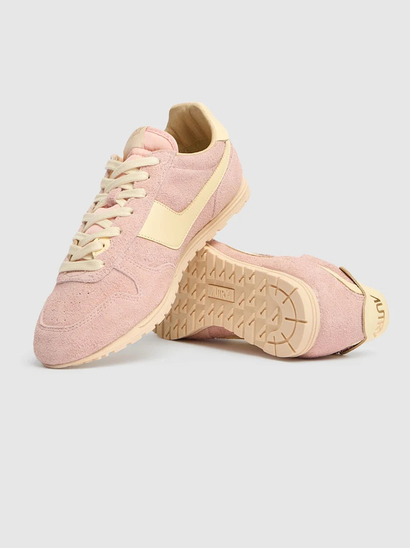 Autry Windspin Low Top Sneakers for Women - Pink Casual Shoes for Walking, Running & Everyday Wear | Comfortable & Stylish Sneakers for Gym, Work & Outfits