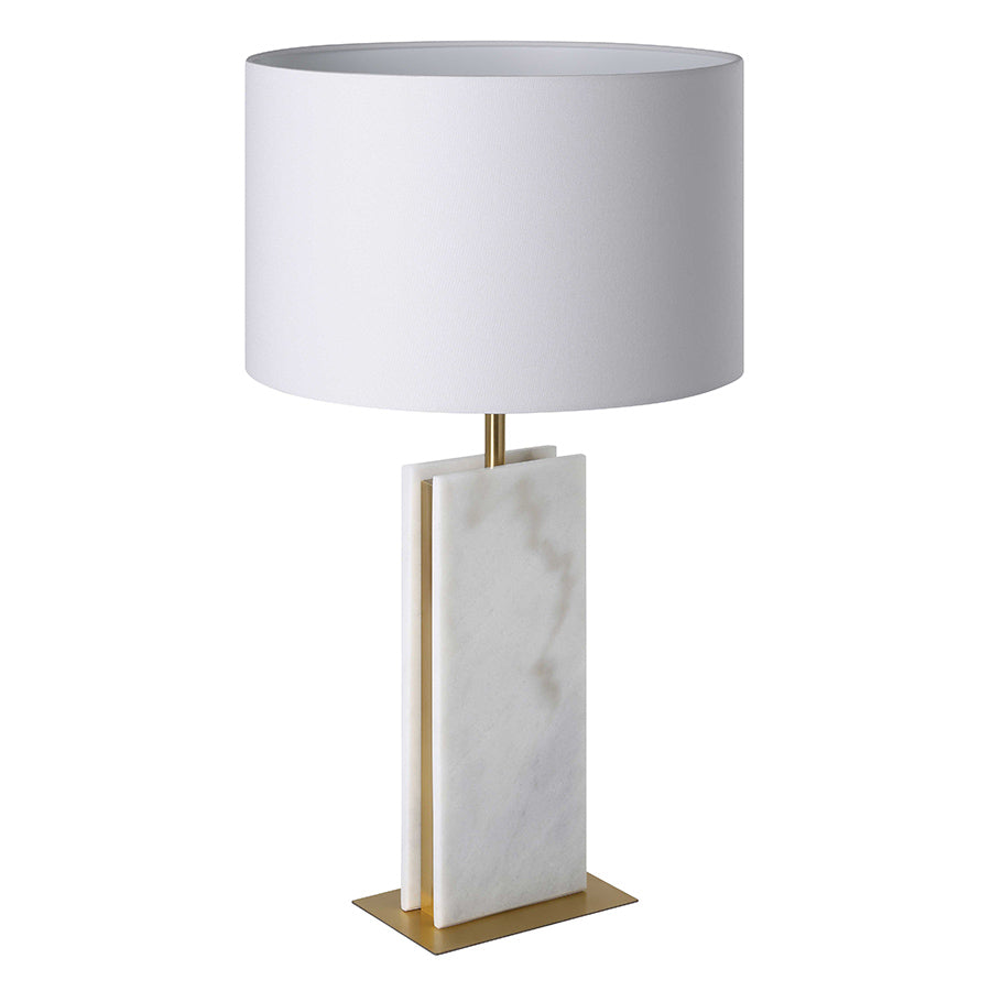 Belesar Modern Table Lamp - Stylish LED Nightstand Light for Bedroom, Living Room, Office - Warm White & Cool White Dimmable Lighting for Reading, Relaxing, Decor