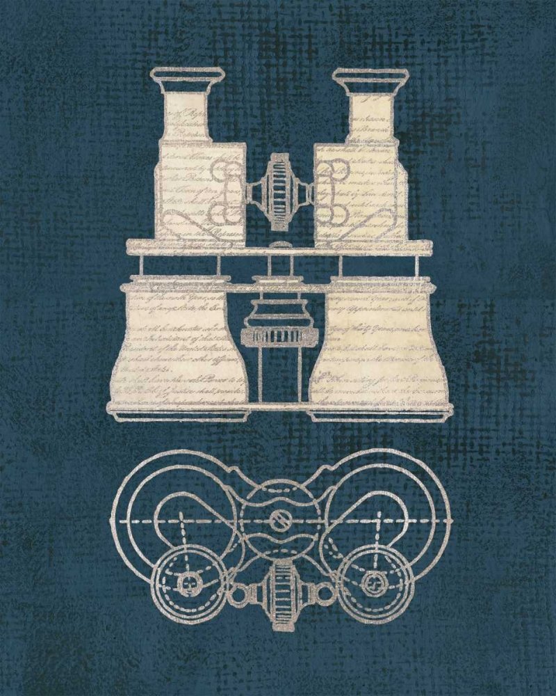 Vintage Antique Binoculars Art Print by Sam Appleman - 30x24 Inch Fine Art Paper for Framing, Wall Decor - Perfect for Travel Enthusiasts & Home Office Decor