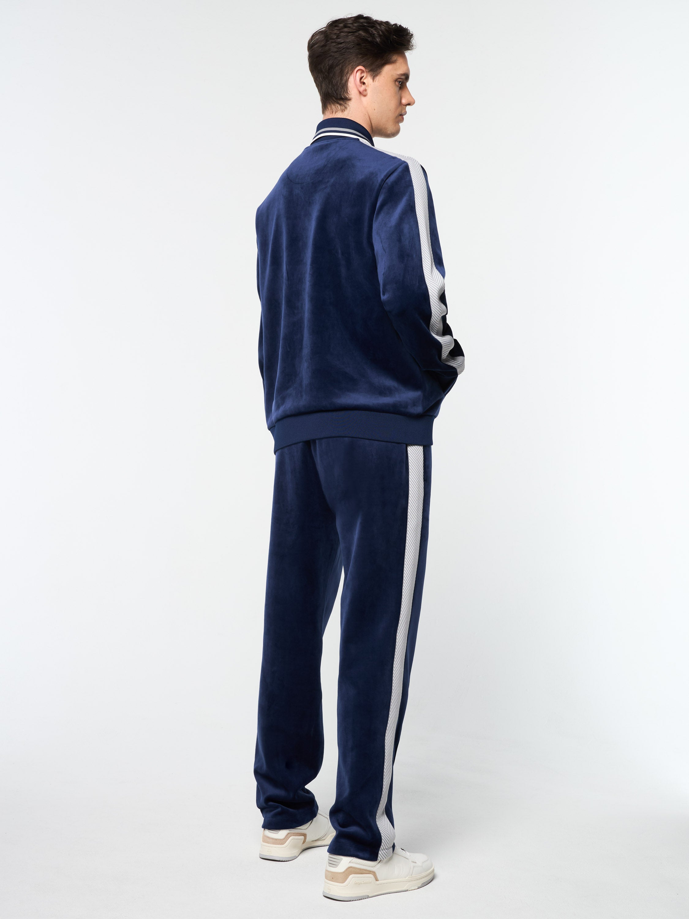 Velour Track Jacket for Women - Soft & Stylish Maritime Blue Zipper Jacket | Perfect for Casual Wear, Gym, and Outdoor Activities