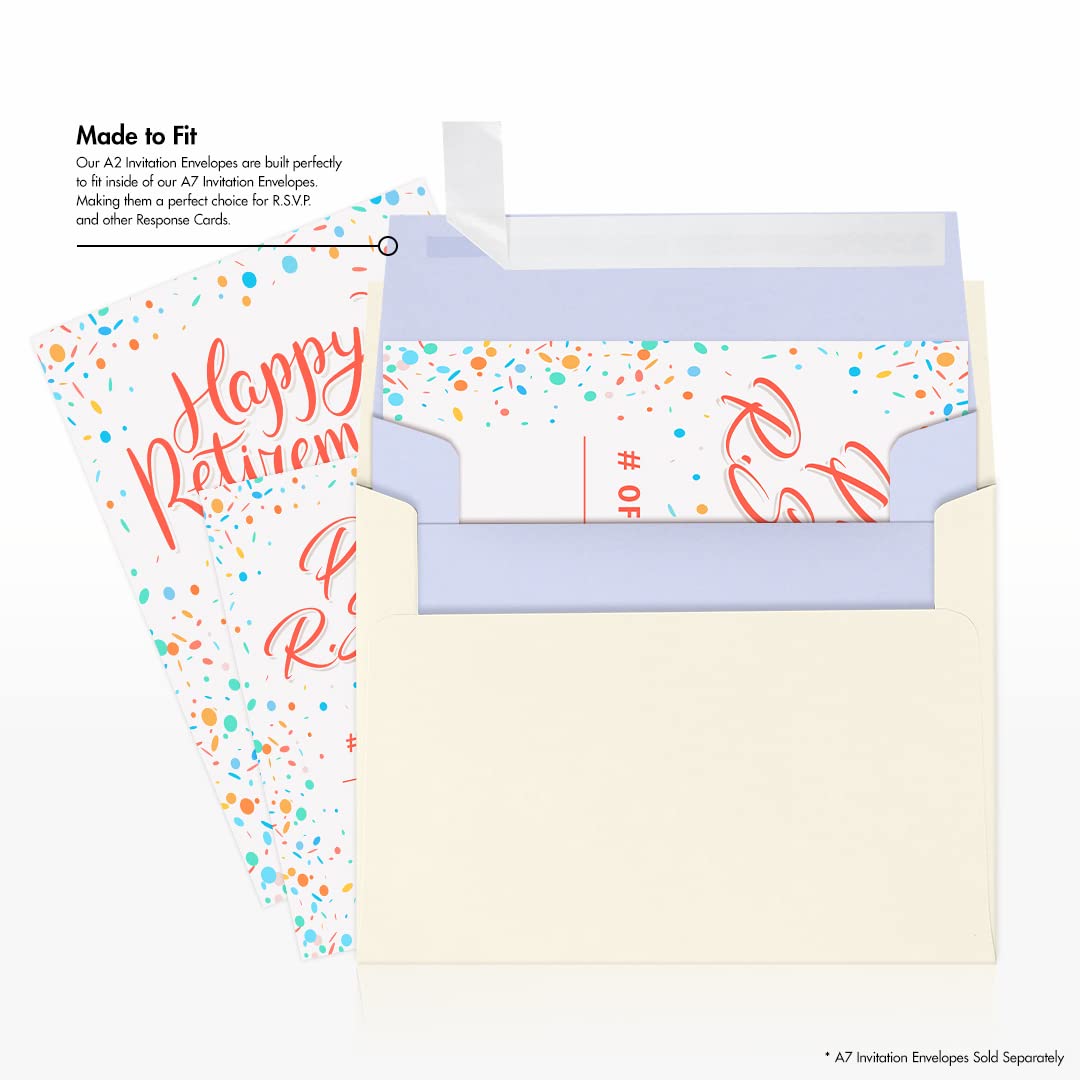 Premium LUXPaper A2 Invitation Envelopes (4 3/8