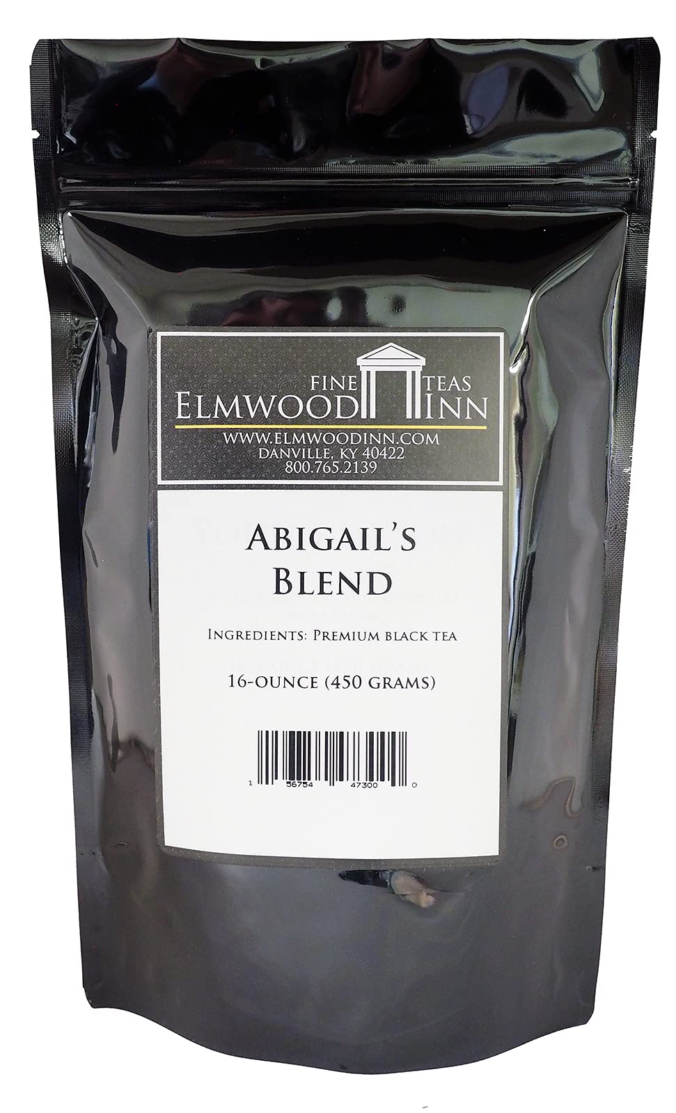 Elmwood Inn Fine Teas Abigail's Blend Black Tea - 16 Ounce Pounches | Premium Loose Leaf Tea for Afternoon Tea, Gifts & Relaxation