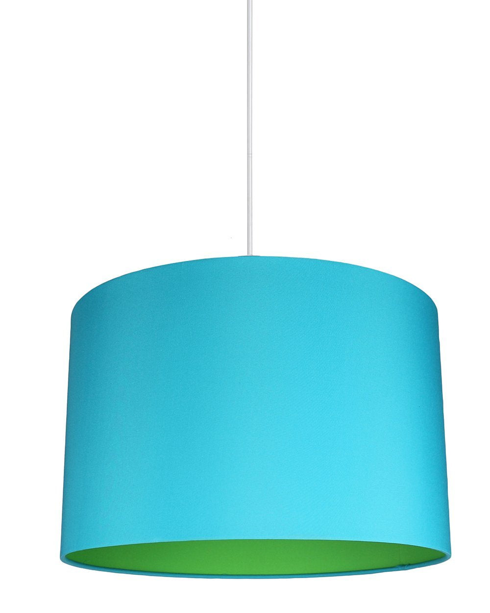 Marie Duo Color Shade Pendant Light with Hanging Kit - 15.5 Inch Diameter, 10 Inch Height - Modern Ceiling Lighting for Dining Room, Kitchen Island & Bedroom