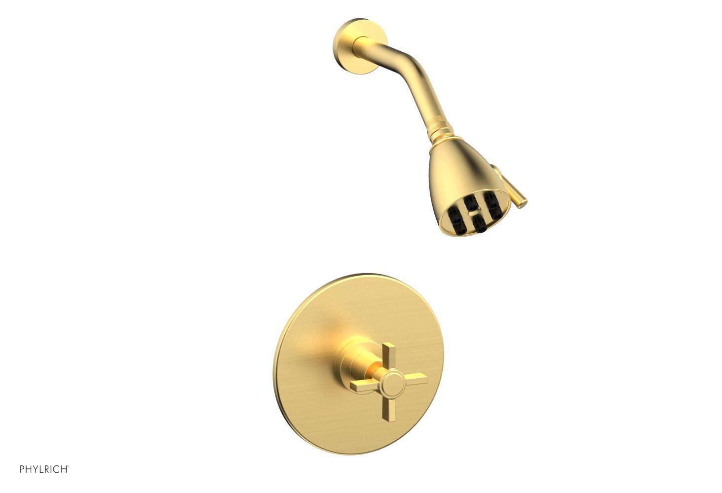 BASIC Pressure Balance Shower Set with Blade Cross Handle DPB3137 - Perfect for Modern Bathrooms & Spa-Like Shower Experience