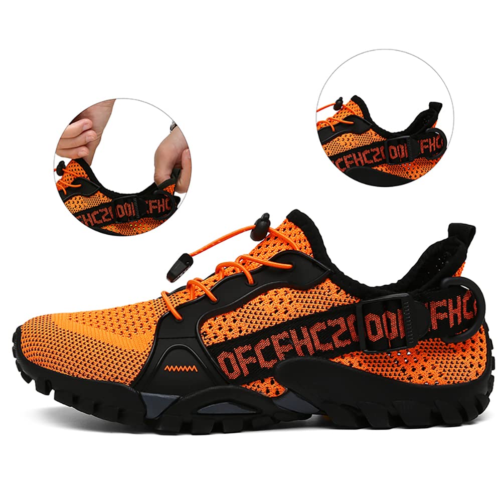 **Men's & Women's Water Shoes - Quick Drying Aqua Shoes for Hiking, Beach, Travel, Trekking & Climbing - Lightweight Outdoor Sneakers for Walking on Wet Surfaces**